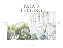 Tablet Screenshot of palais-coburg.com